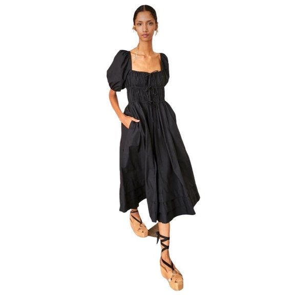 Ulla Johnson Black Maxi Dress - Picture 2 of 15